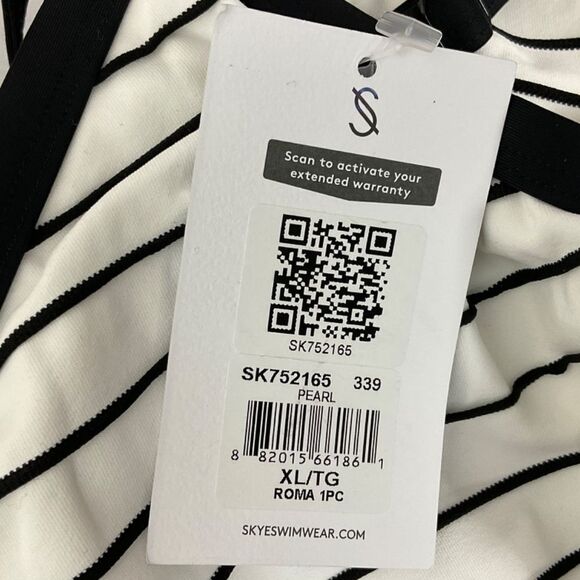 Skye Roma Striped Swimsuit NWT - Picture 5 of 7